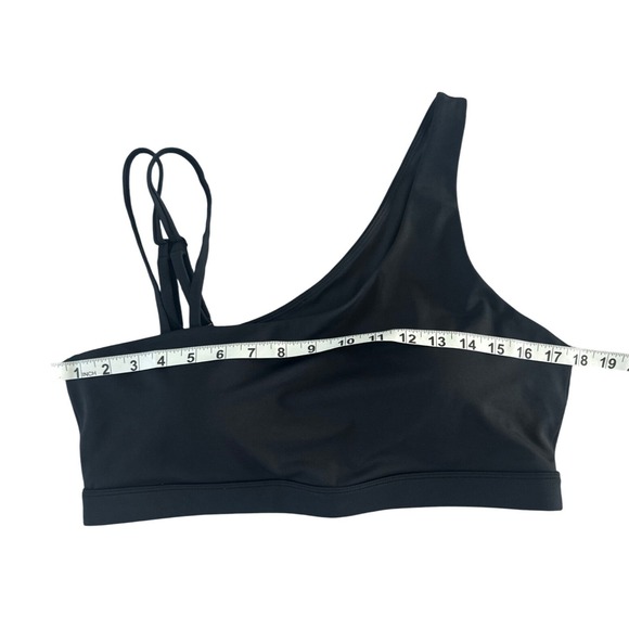 Zyia Active Black Asymmetric Light n Tight Padded Sports Bra Size 3XL Plus NWOT - Picture 5 of 10